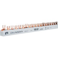 Шина живлення ETI IZ 16/L1NL2NL3N/54 16мм² 3P+N Fork 54 модулів 1м (2921217)