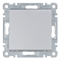 Выключатель Hager WL0112 Lumina 10АХ/230В (серебристый)