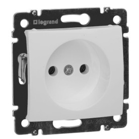 Механизм розетки одинарной Valena белый