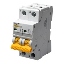 Автоматичний вимикач UEC SB-M8 2P 50A C 4,5кA (MCB45-2-050-C)