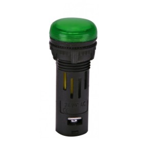 Сигнальна лампа LED ETI ECLI-16-240A-G 240В AC Ø16мм зелена матова (4771607)