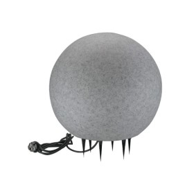 Вуличний садовий світильник куля Goldlux 330369 Argento 50 E27 1x25W IP65 Сірий