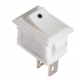 Мініатюрний перемикач Аско-Укрем KCD5-101 WH/WH білий (A0140040130)