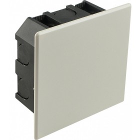 Распределительная коробка Аско-Укрем 85x85x45мм в гипсокартон (РК-85*85*45-ГК)