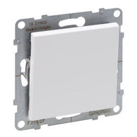 Перекрестный одноклавишный выключатель 10А винтовые клеммы Legrand SUNO (белый) 721107
