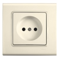 Розетка кремовая VIKO Linnera