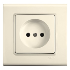 Розетка кремова VIKO Linnera