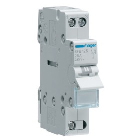 Перемикач Hager SFB125 I-0-II 1P 25А/230В 1м