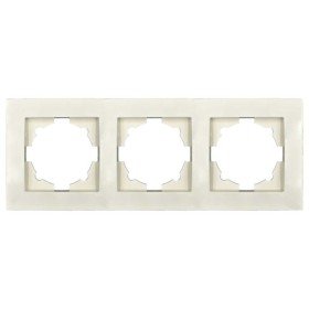Рамка ELBI VEGA кремовая 3-на (510-010300-227)