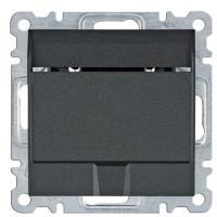 Вимикач для готельних карток Hager WL0513 Lumina (чорний)