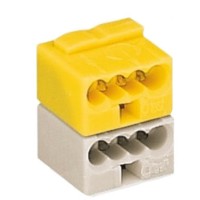 Мікро-клема для розподільних коробок, на 8 провідників, 243-212 темно-сіра, WAGO