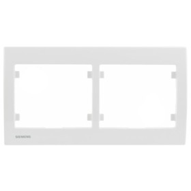 Подвійна рамка Siemens Iris S18002 (біла)