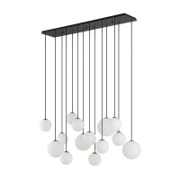 Підвісний світильник, люстра Nowodvorski 11408 Snowball XIV G9 14x12W IP20 чорний