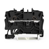 Проходная клемма Wago 2002-1205 Topjob S 2,5мм (черная)