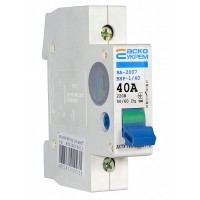 Вимикач-роз`єднувач Аско-Укрем ВА-2007 ВРН 1р 40А (A0010070013)