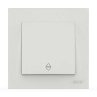 Выключатель EL-BI VEGA белый мат 1-кл проходной ( 510-016200-209 )