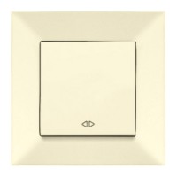 Вимикач перехресний Meridian, кремовий