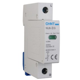Ограничитель перенапряжения Chint NU6-IIG 1Р 40кА 385В (252493)