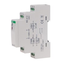 Бистабильное реле F&F BIS-412M-LED 165-265В AC 16А (защита от пускового тока)
