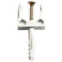 Забивний тримач із засувкою та дюбелем DKC 51332 Ø32мм