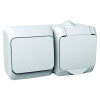 Розетка із вимикачем Cedar Plus