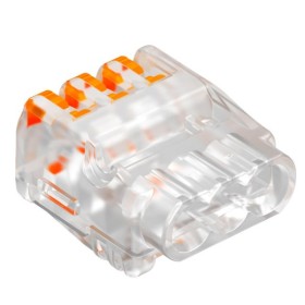 Універсальна безгвинтова клема OBO Bettermann 3-полюсна 450В, 24А, (3х0.2-2.5)