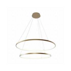 Підвісний світильник Zuma Line 2023200-GD Breno Led 2x60W 3000K/4000K/6000K 3200Lm IP20 Gold