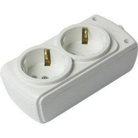 Двухместная колодка E.Next e.t.es.2.z с заземлением (s042100)