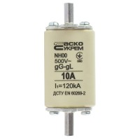 Предохранитель Аско-Укрем NH00 10A gG (A0050010007)