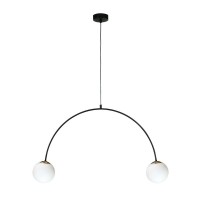 Підвісний світильник, люстра Zuma Line 5905316690103 Bow E14 2x10W IP20 чорний