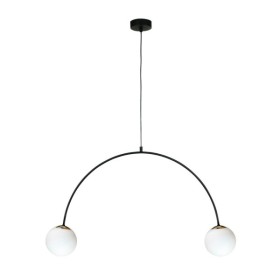 Підвісний світильник, люстра Zuma Line 5905316690103 Bow E14 2x10W IP20 чорний