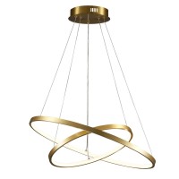 Підвісний світильник, люстра Goldlux 329189 Lea 2 Led 2x35W 4000K 4600Lm IP20 Золото