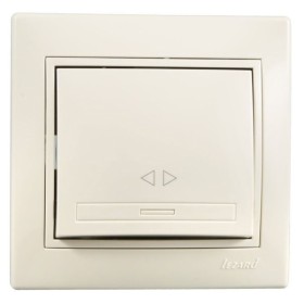 Промежуточный выключатель Lezard «Mira» 701-0303-107 (кремовый)