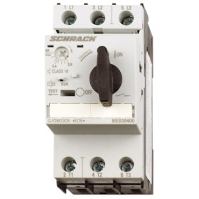 Силовой автомат защиты двигателя Schrack BES00400 100кА 4А класс 10 размер 0