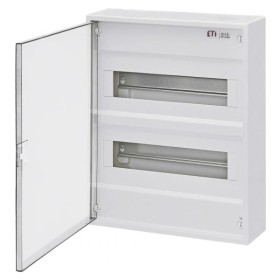 Дворядний зовнішній електрощиток ETI 001100244 ACT 24 PO 24+4 з білими дверцятами