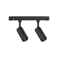 Магнітний трековий світильник Kloodi KDMG-SPOT30 2x3W 3K BK LED 480Lm IP20 чорний