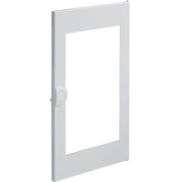 Белые двери Hager VZ132N для 2-рядного щита Volta с прозрачным окном