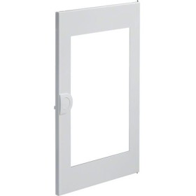 Білі двері Hager VZ132N для 2-рядного щита Volta із прозорим вікном