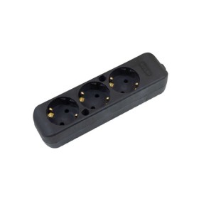 Колодка Nilson 3-на з заземленням чорна ( 43220100 )