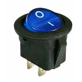 Переключатель TNSy KCD1-5-102 BL/B круглый синий (TNSy5500714)