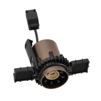 Точечный светильник Nowodvorski 10806 Mono Slide Trimless GU10 1x10W IP20 шоколадный