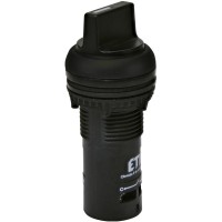 Поворотний моноблочний перемикач Eti ECS3S-S30-20 2NO 3-х позиційний без фіксації 1-0-2 30° чорний (4771645)