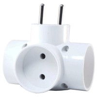 Розгалужувач-трійник SEZ R-30 BI білий