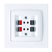 Розетка Nilson Thor біла аудіо стерео ( 27111050 )