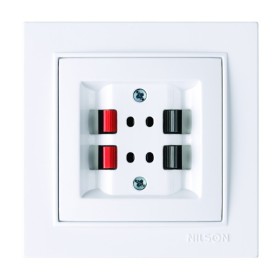 Розетка Nilson Thor біла аудіо стерео ( 27111050 )