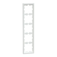 П''ятимісна рамка Schneider Electric D-Life MTN4050-6535 білий лотос