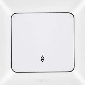 Прохідний вимикач 1-клавішний NE-AD ARAS 93-110-05 білий