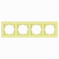 Рамка ELBI VEGA Colorline зеленая 4-на (510-011810-228)