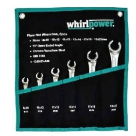 Набір розрізних ключів Whirlpower 1245-51-A06 (23803) 8-22мм (6шт у чохлі)