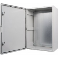 Ударостійкий корпус з АБС-пластику Аско-Укрем UBox 500x700x250мм (непрозорі дверцята)